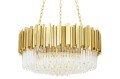 Lampa wisząca IMPERIAL GOLD 80 - stal, kryształ King Home DW-D5688M.GOLD