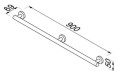 GEESA 915807-02-90 COMFORT & SAFETY COLLECTION UCHWYT 90CM