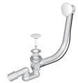 Syfon wannowy fi 52x57 cm z rurą przelewową Sanplast 661-A0008