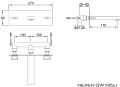 Kohlman NEXEN QW195U bateria umywalkowa podtynkowa