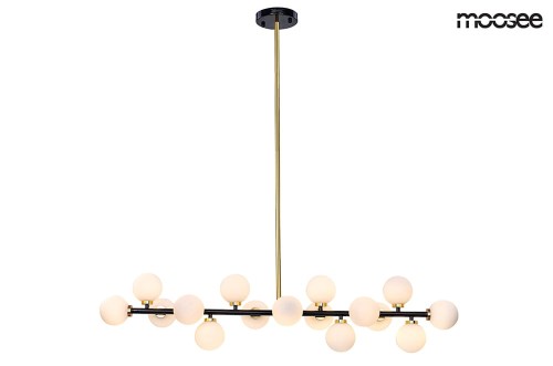 MOOSEE lampa wisząca COSMO LEVEL M - czarna, złota MSE010100117