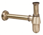 McAlpine 200AB Syfon umywalkowy butelkowy 11/4"x32mm bez spustu ANTYCZNY MOSIĄDZ