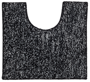Sealskin Speckles 294608419 dywanik łazienkowy z wycięciem pod wc 50x45cm czarny