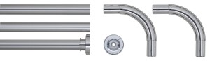 *Seallux fi 28mm drążek prysznicowy Combi chrom 90x90/170x80/90x80x90cm  chrom 276669018