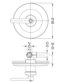 Omnires Armance bateria prysznicowa podtynkowa AM5245CR chrom