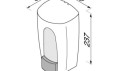 GEESA 911217-01 PUBLIC AREA COLLECTION DOZOWNIK NA MYDŁO W PŁYNIE 900ml, BIAŁY ABS