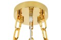 Lampa wisząca IMPERIAL GOLD 80 - stal, kryształ King Home DW-D5688M.GOLD