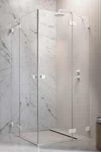 Radaway Essenza Pro White KDD część lewa 80cm 10096080-04-01L do kompletowania z częścią prawą
