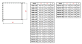 Radaway 10103130-04-01 Essenza Pro White Walk-in 130cm rysunek techniczny
