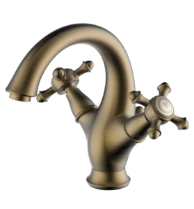 Omnires Retro RE7210BR bateria umywalkowa, sztorcowa brąz antyczny.