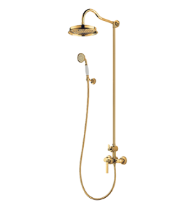 AM5244GL ARMANCE system prysznicowy natynkowy, złoty