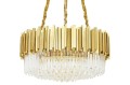 Lampa wisząca IMPERIAL GOLD 80 - stal, kryształ King Home DW-D5688M.GOLD