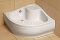 Radaway Korfu A 900x900x370x230 brodzik z siedziskiem, obudowa, przelewem, stelażem
