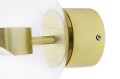 King Home Kinkiet CAPRI WALL 6 złoty - LED, aluminium, szkło XCW9148-1