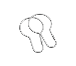 *Hooks- kółka do zasłon metalowe- 12szt. 252020204