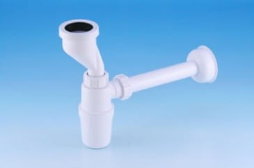 McAlpine HC2PO Syfon pisuarowy mimośrodowy z uszczelką wargową 2x32mm