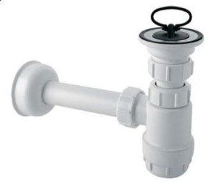 McAlpine HC1L Syfon umywalkowy butelkowy "niski" 11/4"x32mm