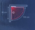 Sealskin Umbrella nowa -drążek prysznicowy-parasol 155cm 272226304