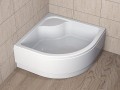 Radaway INDOS A 900x900x410x265 brodzik akrylowy głęboki półokrągły SIA8080-01