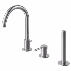 Kohlman ROXIN QB241RN bateria wannowa z prostą słuchawką