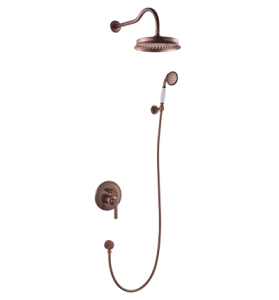 OMNIRES Armance SYSAM10ORB kompletny łazienkowy system podtynkowy miedź antyczna