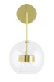King Home Kinkiet CAPRI WALL złoty - LED, aluminium, szkło XCW9148-1