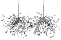 Lampa wisząca MONETE chromowana - metal King Home JD8653-2.CHROM