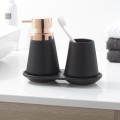 Sealskin 362330219 Conical dozownik porcelanowy czarny+ miedź