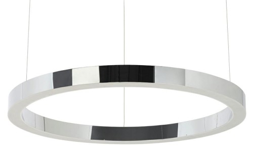 Lampa wisząca RING 80 srebrna - LED, stal polerowana King Home JD8169-80.SILVER