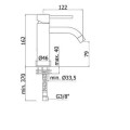 LIGHT - Bateria umywalkowa pionowa chrom LIG071CR bez korka.jpg