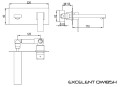 Kohlman EXCELENT QW185H bateria umywalkowa podtynkowa