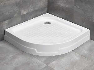 Radaway Rodos A Compact 800x800x165x20 brodzik płytki półokrągły
