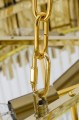 Lampa wisząca IMPERIAL GOLD 60 - stal, kryształ King Home DW-D5688S.GOLD