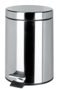 GEESA 91635 KOSZ NA ŚMIECI 5 L STAL POLEROWANA