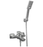 Omnires Parma PM7431IN bateria wannowa, 2-otworowa, prysznic 3-funkcyjny.