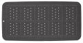 Sealskin Unilux mata wannowa antypoślizgowa antracyt 70x35cm 315008413