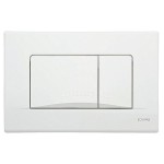 *LIV/SCHWAB Aplite ECO/Dots DUO 257426 Przycisk spłukujący do spłukiwania dwudzielnego biały OSTATNIE 2 SZTUKI
