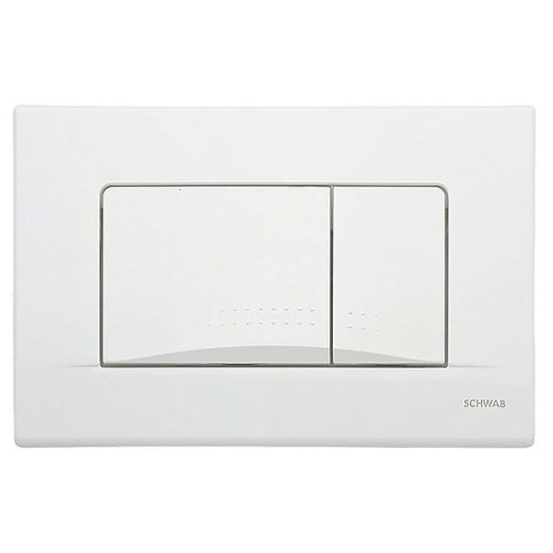 LIV/SCHWAB Aplite ECO/Dots DUO 257426 Przycisk spłukujący do spłukiwania dwudzielnego biały