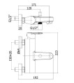  Paffoni Candy CA022CR bateria wannowa korpus - .jpg