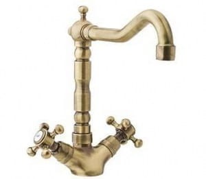 Reitano Atea R312 bateria zlewozmywakowa retro bronzo