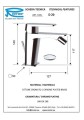 Remer Rubinetterie D20CR Dream bateria bidetowa stojąca 