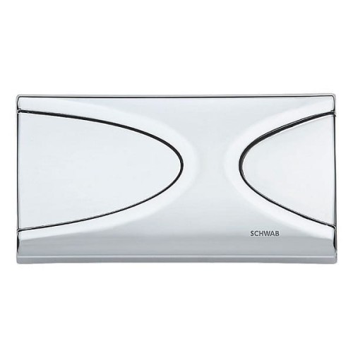 LIV/SCHWAB Axinite Eco/Targa 227719 Przycisk do spłukiwania dwudzielnego chrom błysk