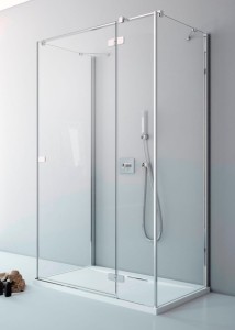Radaway Fuenta KDJ+S drzwi 80 prawe 384021-01-01R, szkło przejrzyste. Do kompletowania z dwoma ściankami bocznymi.