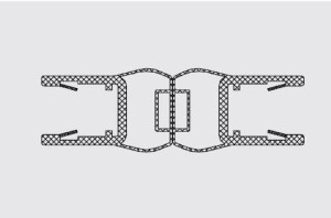 RIHO 562020002 uszczelka magnetyczna na szybę 6mm 180 stopni L2010