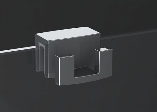 Wieszak do kabin bezprofilowych 6mm