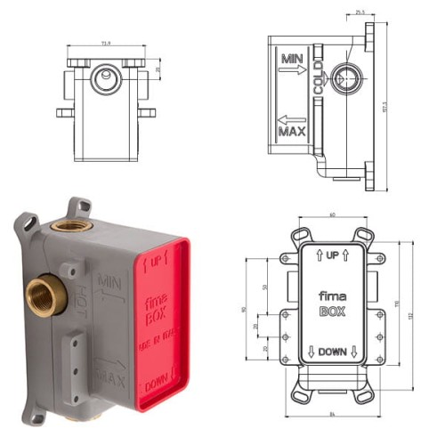 Fima FIMABOX element podtynkowy F3000