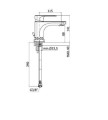 Paffoni SLY bateria umywalkowa SY071CR