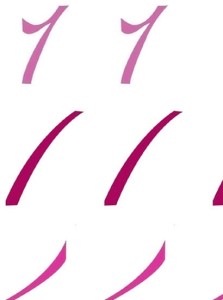 Silky różowa zasłona prysznicowa 180x200cm