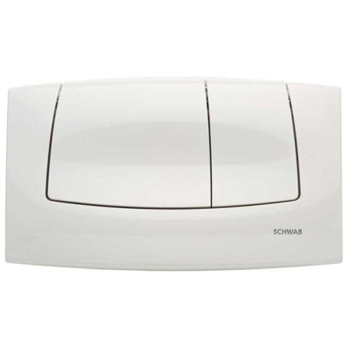 LIV/SCHWAB Ekanite ECO/Onda 227693 Przycisk do spłukiwania dwudzielnego biały