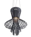 Lampa wisząca STRAW szara King Home 966S1.GREY